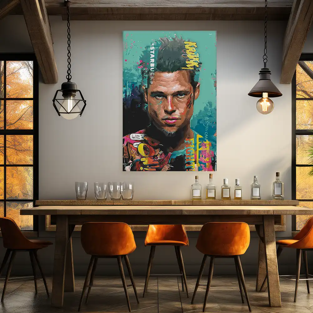 Malen nach Zahlen - Fight Club - Zinsky