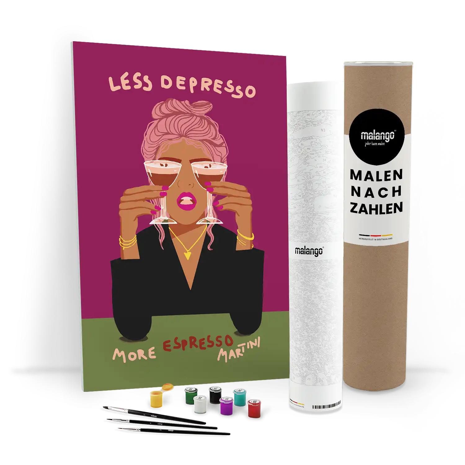 Malen nach Zahlen - Less Depresso More Espresso Martini - Raissa Oltmanns