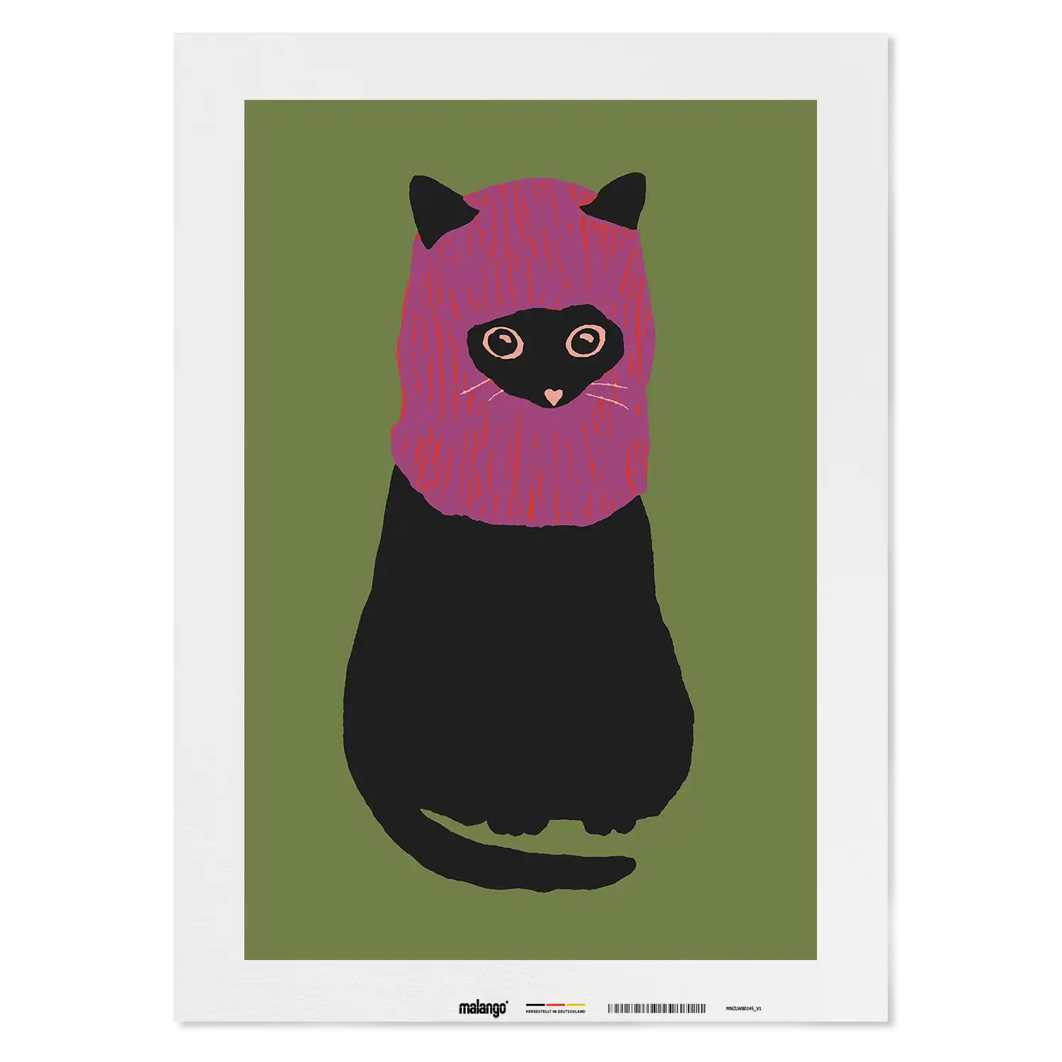 Malen nach Zahlen - Rebelious Cat - Raissa Oltmanns