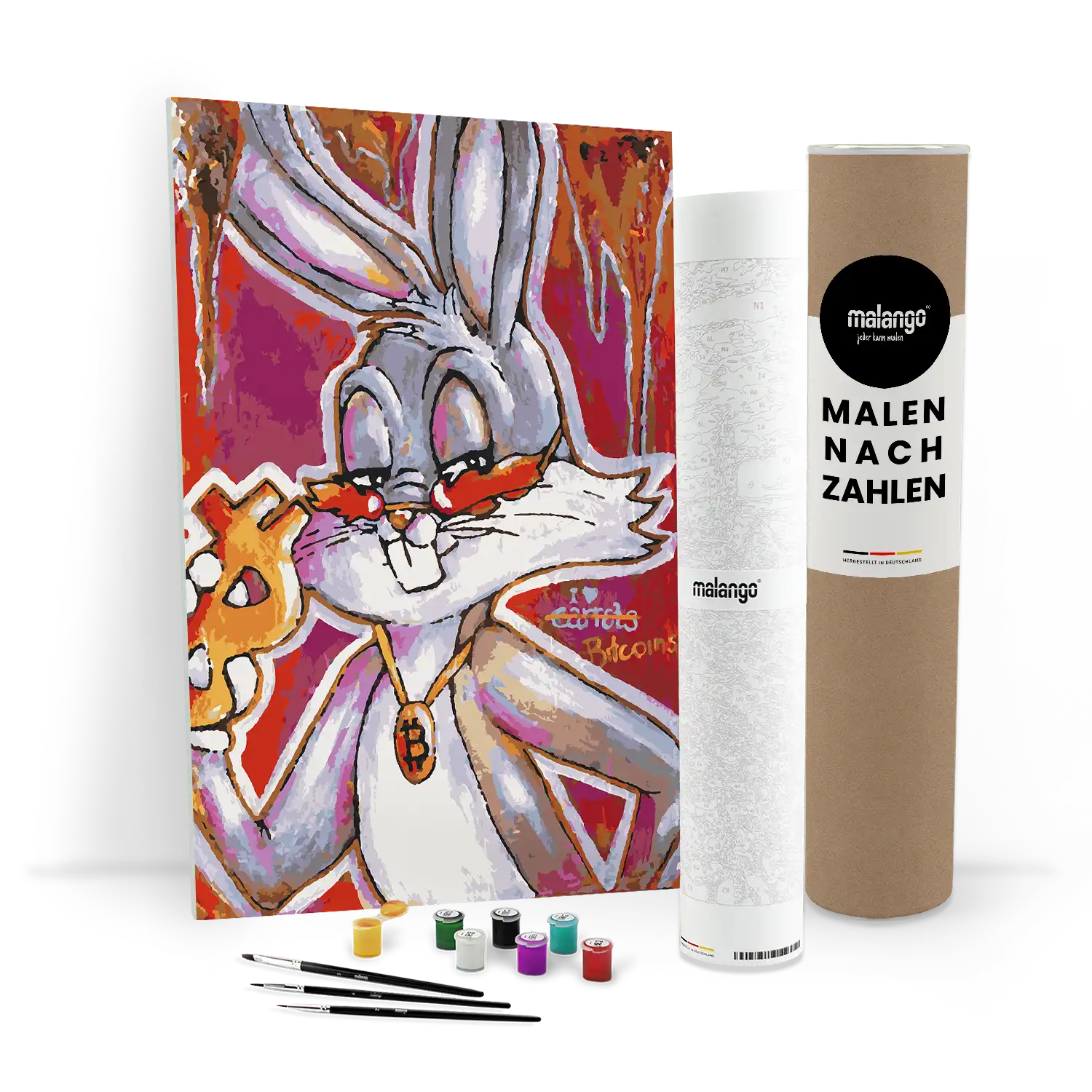 Malen nach Zahlen - Bitcoin Bunny - Julia Hirschfeld