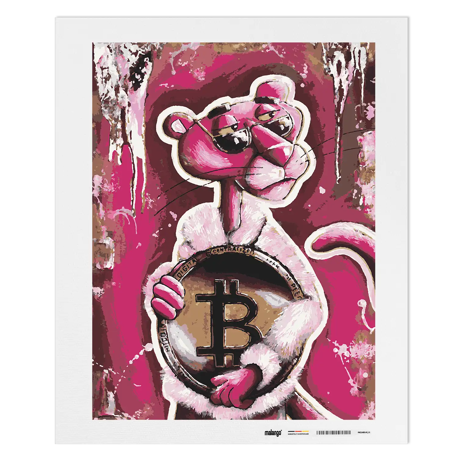 Malen nach Zahlen - Bitcoin Panther - Julia Hirschfeld