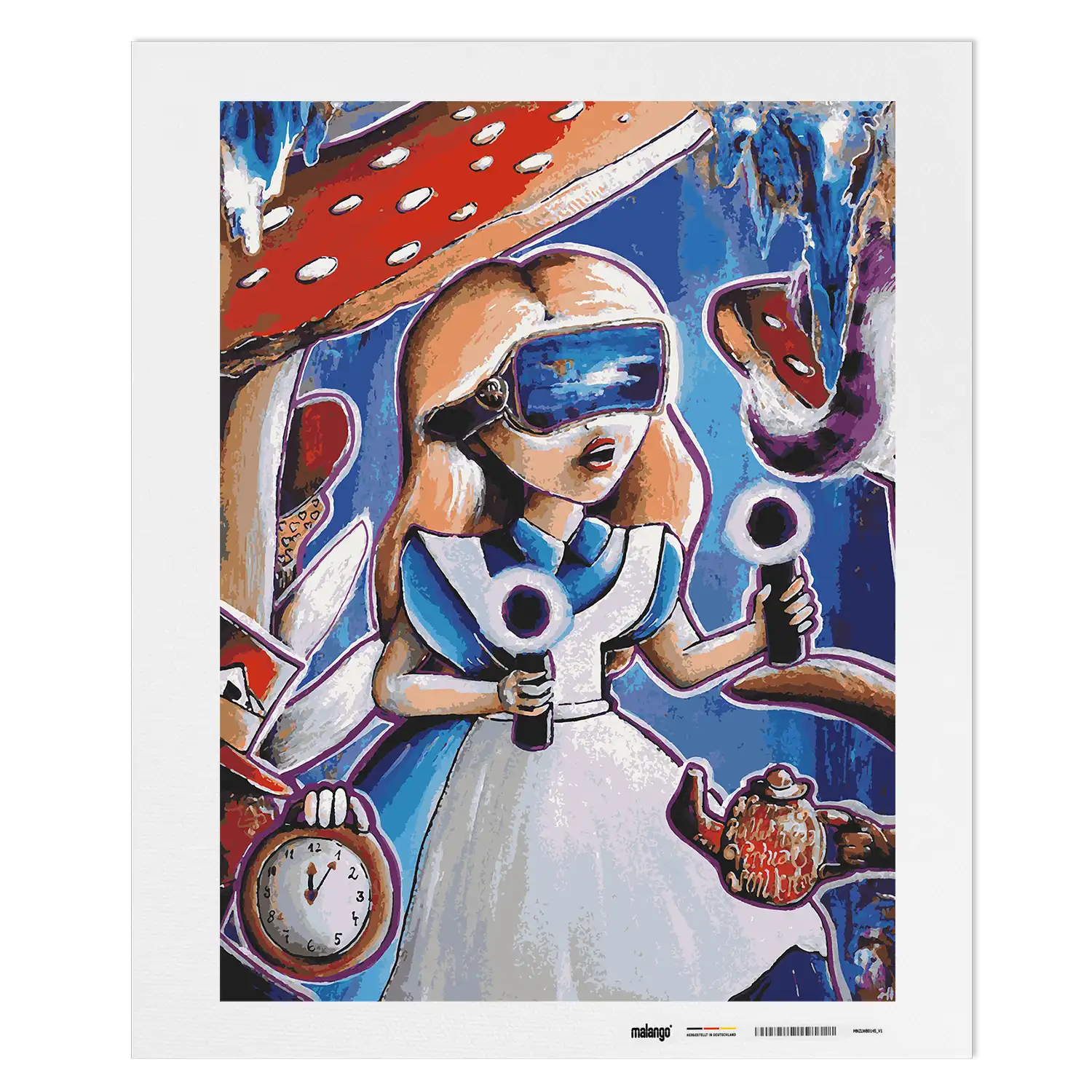 Malen nach Zahlen - Fairytales and Nightmares Alice in Metaland - Julia Hirschfeld