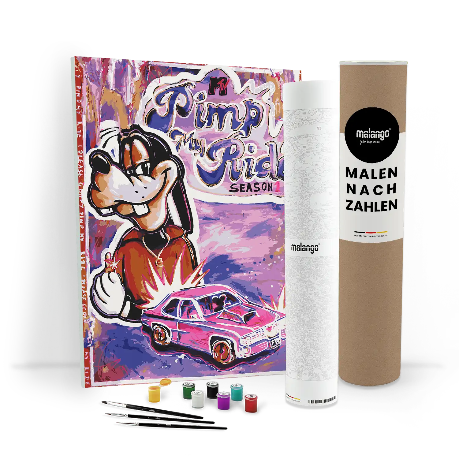 Malen nach Zahlen - Goofy Pimp my Ride - Julia Hirschfeld