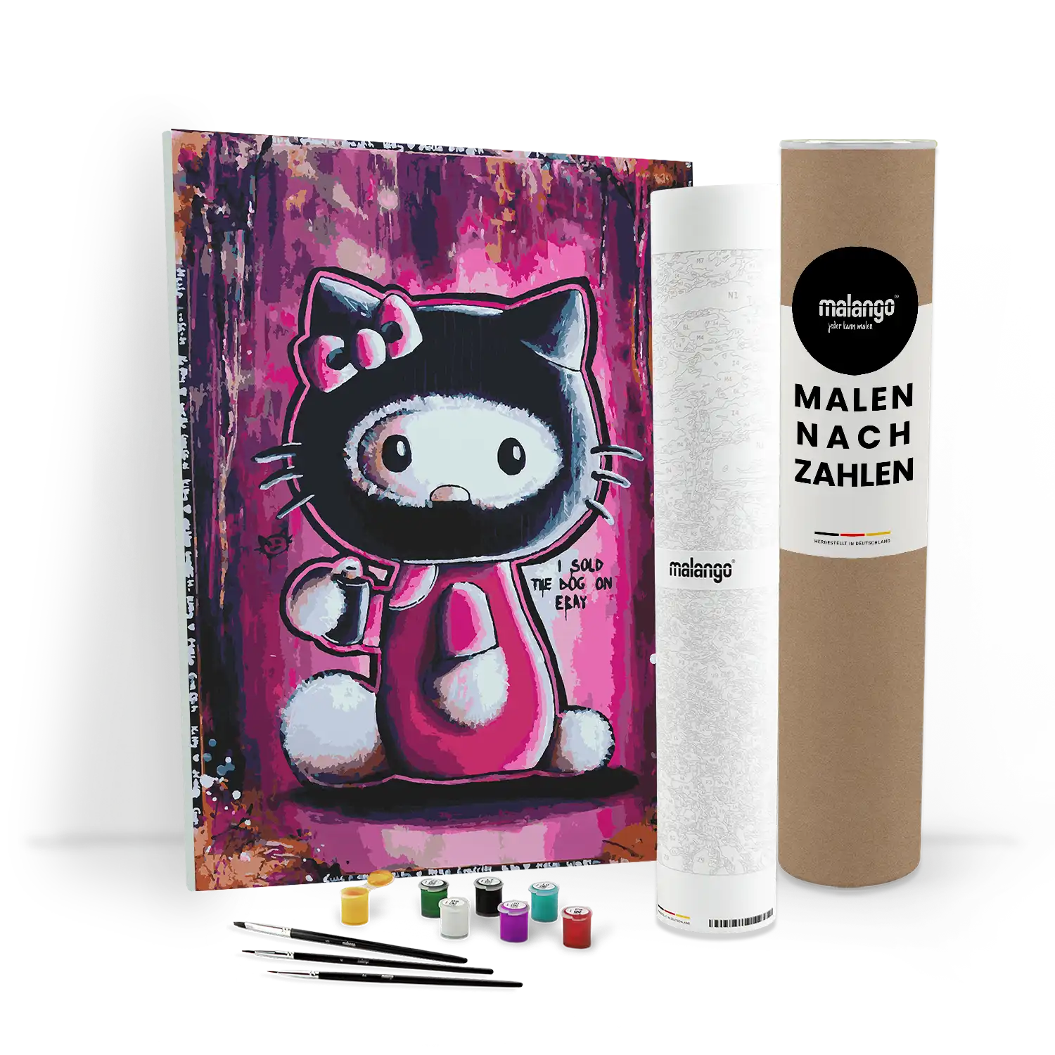 Malen nach Zahlen - Hello Graffiti Kitty - Julia Hirschfeld