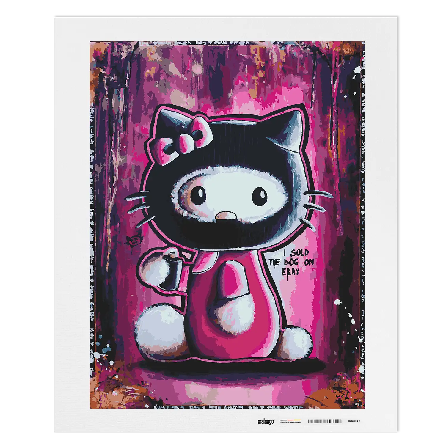 Malen nach Zahlen - Hello Graffiti Kitty - Julia Hirschfeld