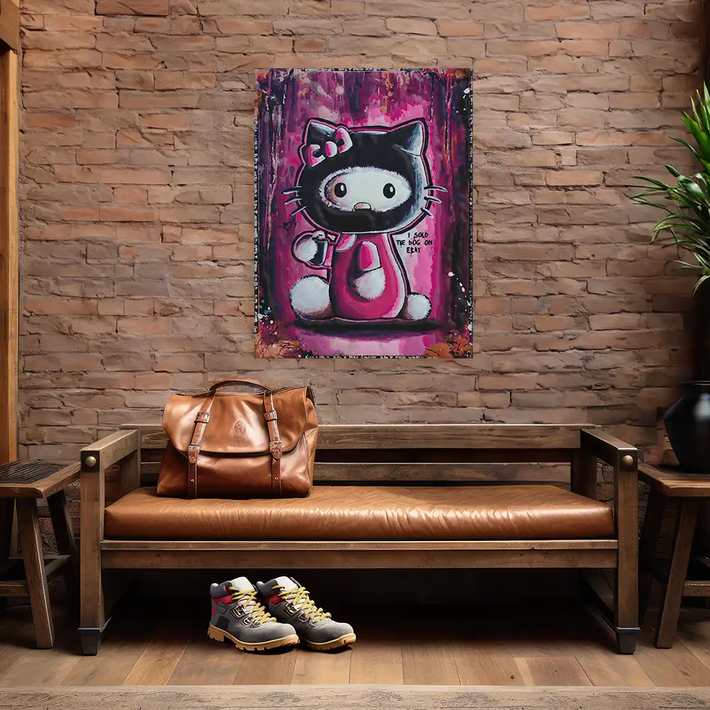 Malen nach Zahlen - Hello Graffiti Kitty - Julia Hirschfeld