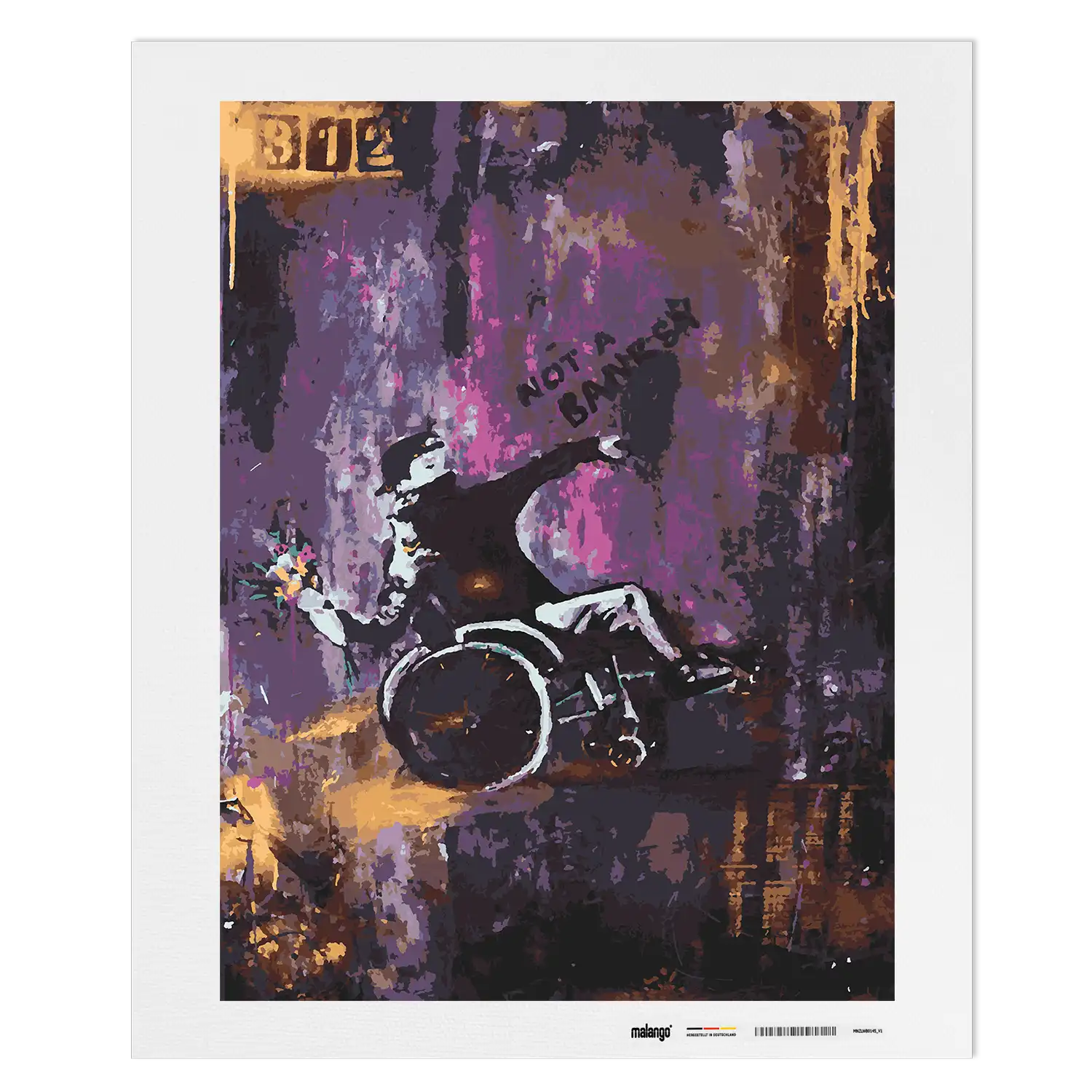 Malen nach Zahlen - Not a Banksy Wheelchair Edition - Julia Hirschfeld
