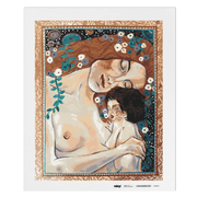 Malen nach Zahlen - Mutter und Kind Interpretation - Julia Hirschfeld