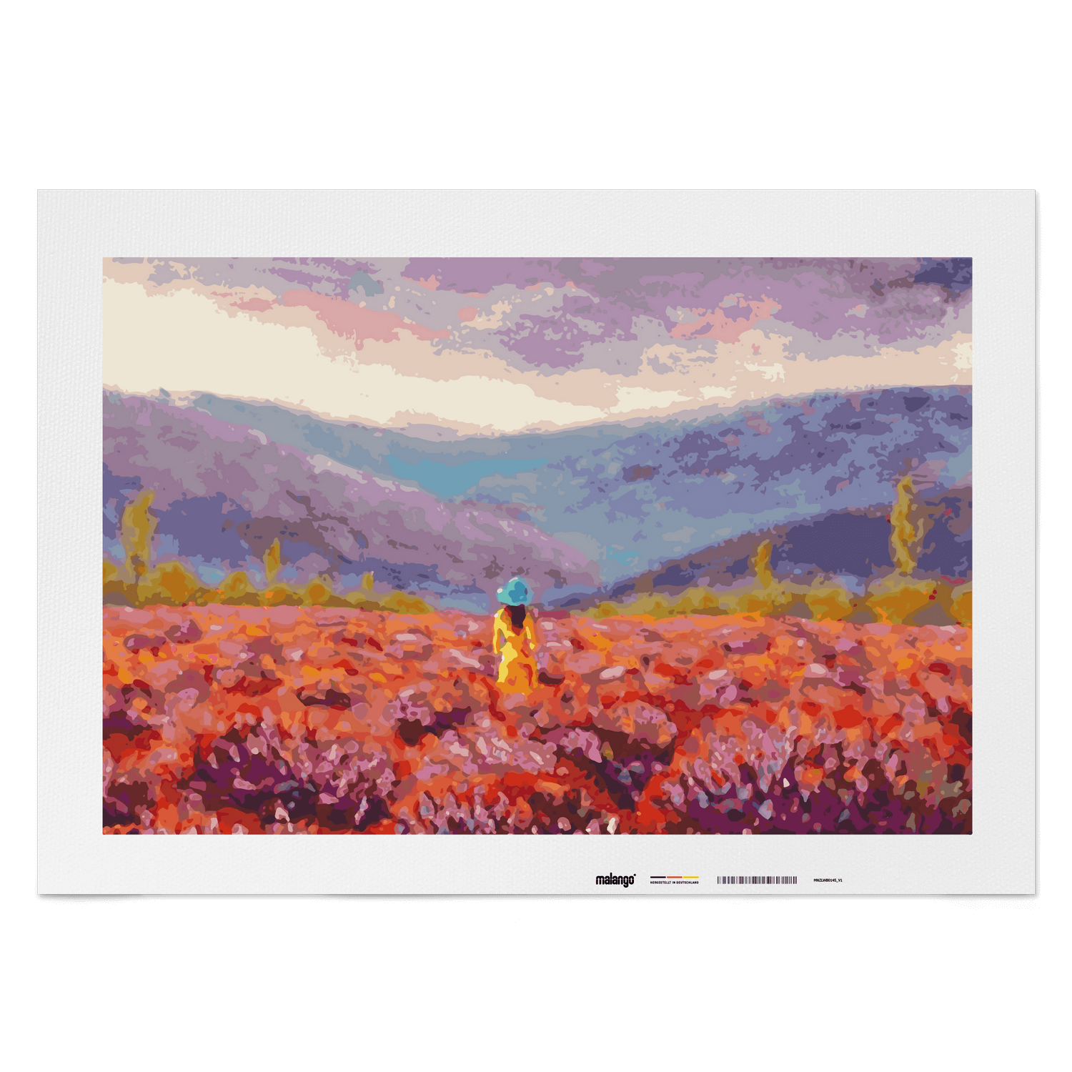 Malen nach Zahlen - Blumen Landschaft No. 1