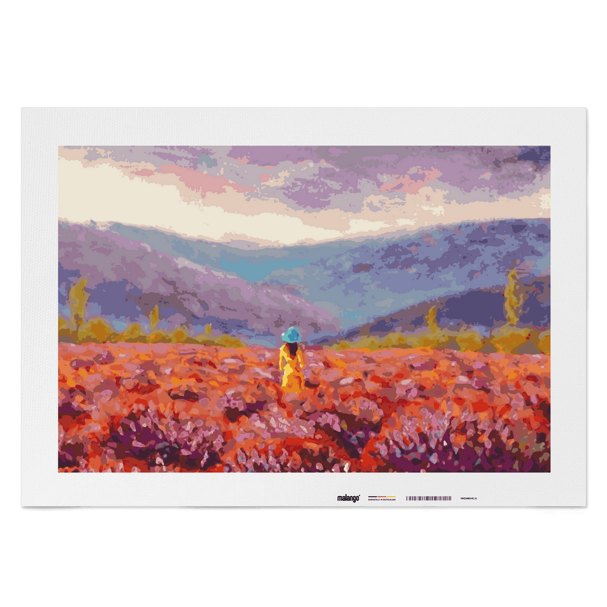Malen nach Zahlen - Blumen Landschaft No. 1