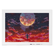 Malen nach Zahlen - Mond und Schaukel