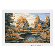 Malen nach Zahlen - Landschaft am Fluss
