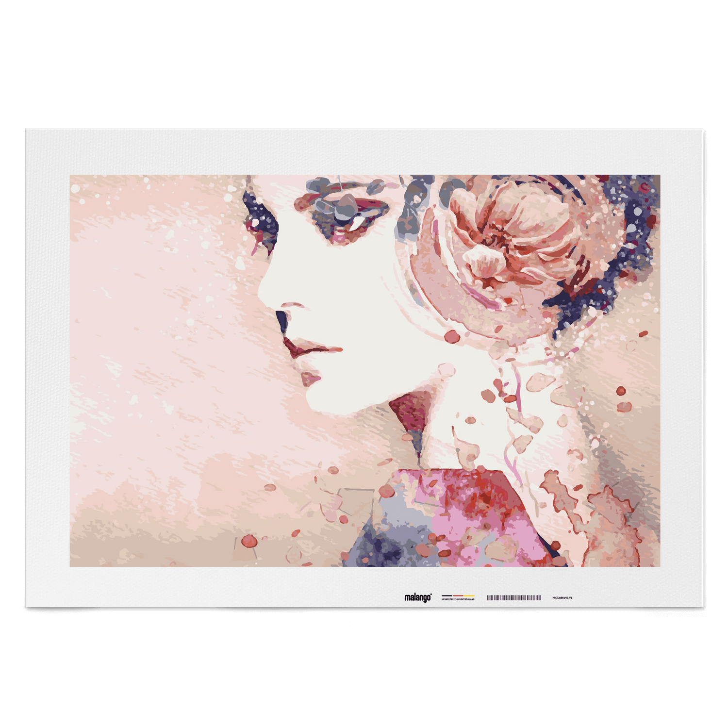 Malen nach Zahlen - Frau 