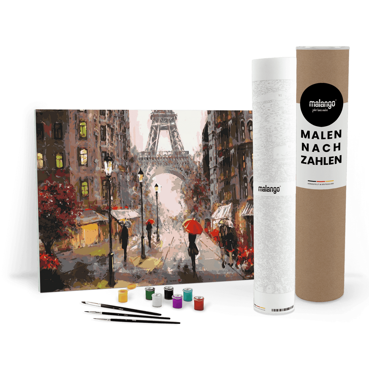 Malen nach Zahlen - Paris "Straße am Eifelturm"
