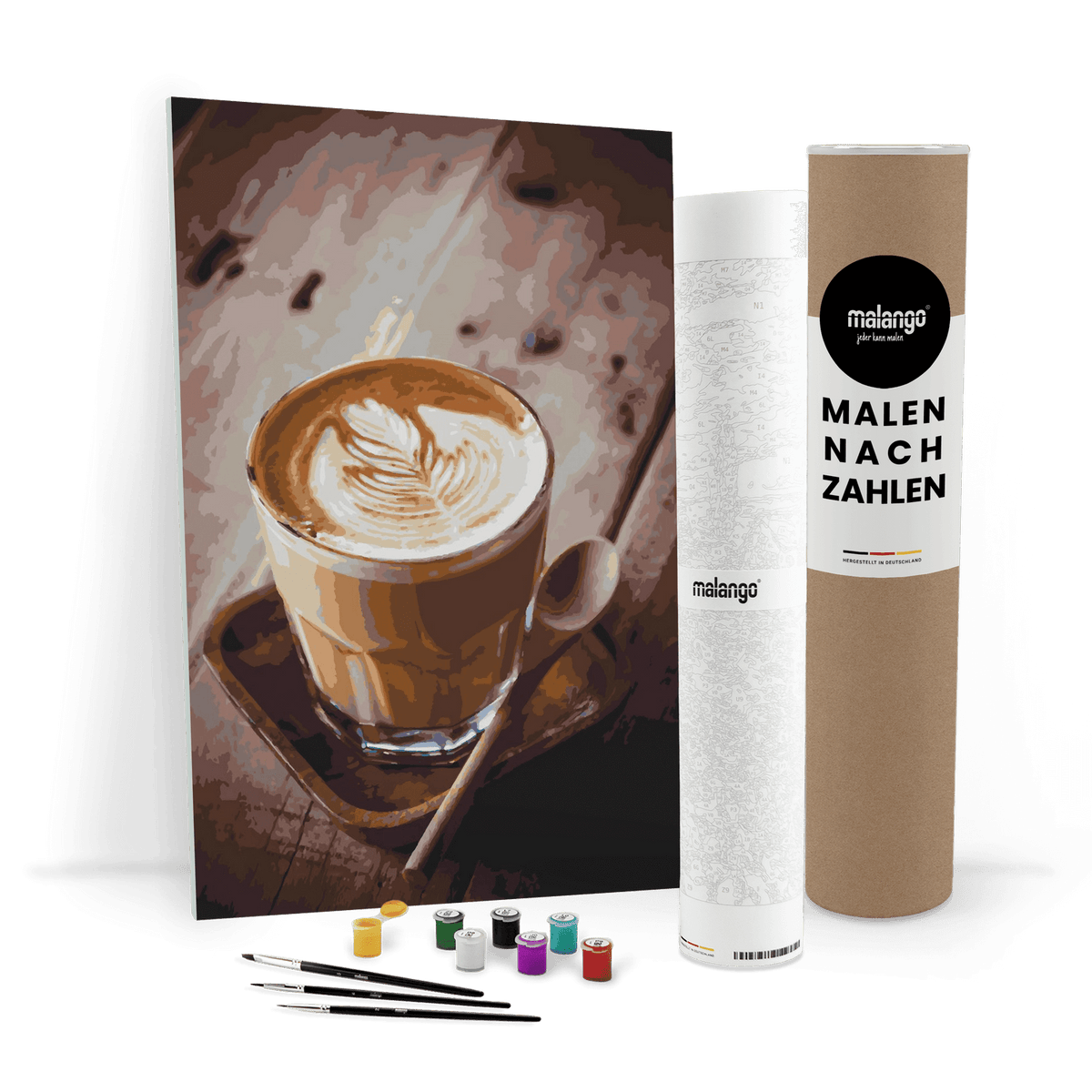 Malen nach Zahlen - Cappuccino