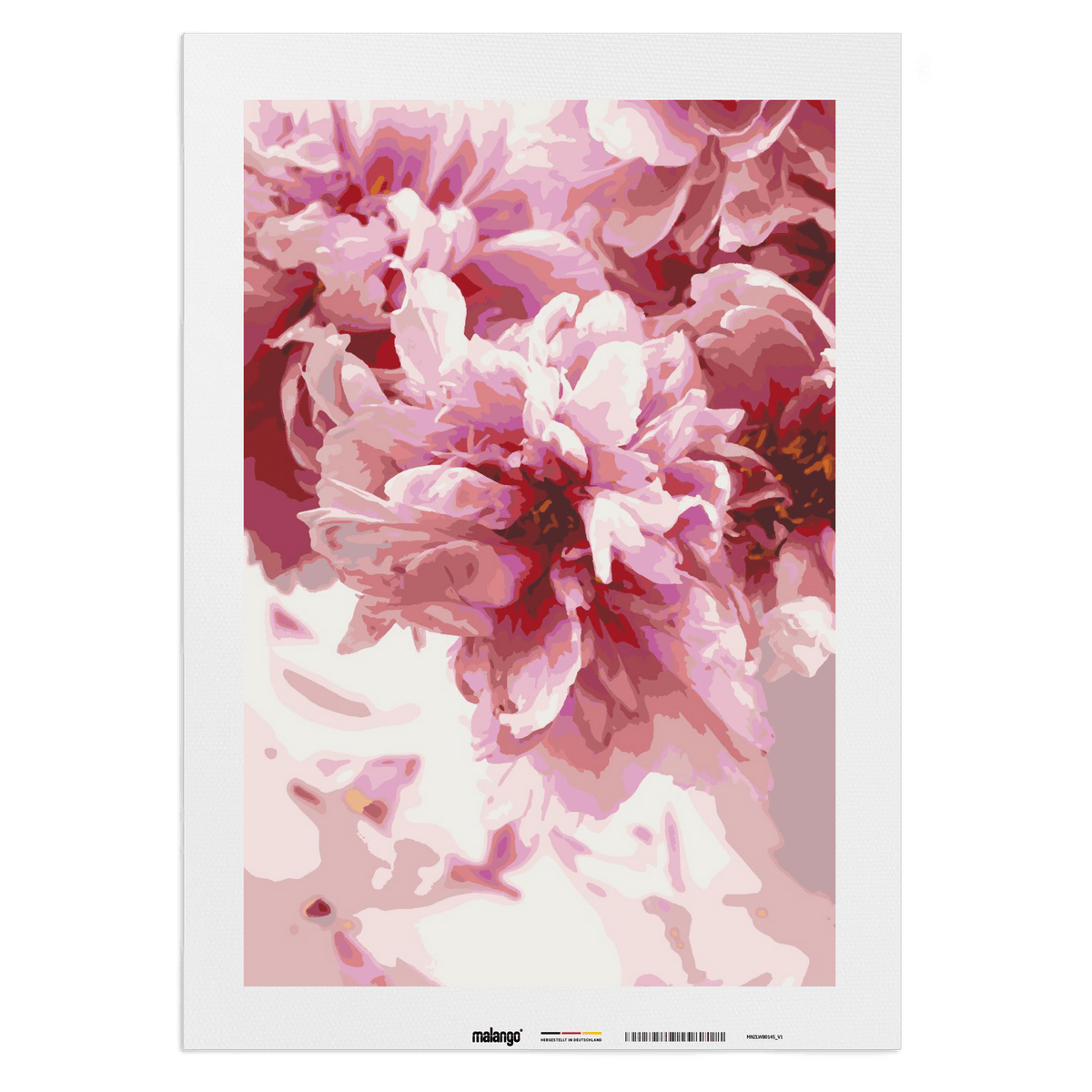 Malen nach Zahlen - Rosen zur Blüte