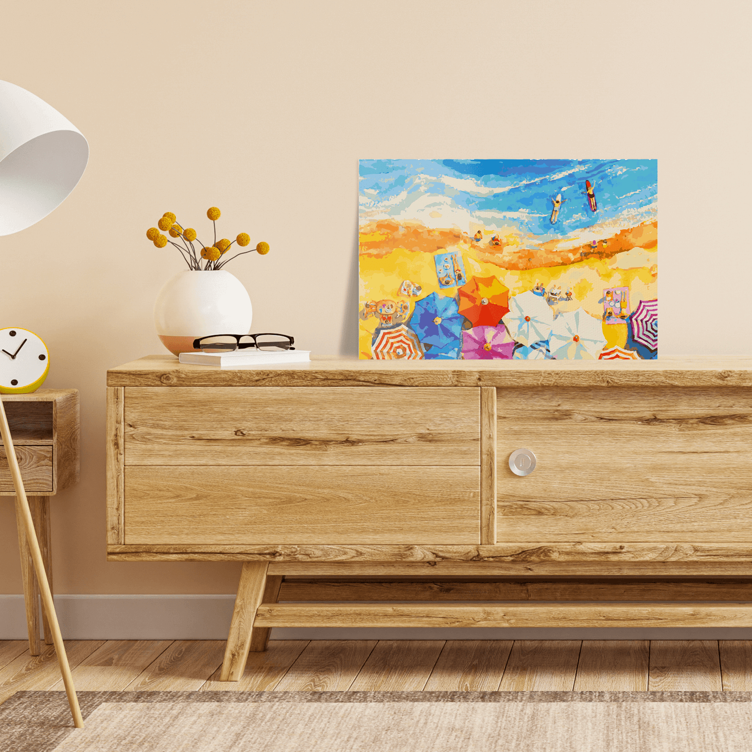 Malen nach Zahlen - Meer "Strand im Urlaub"