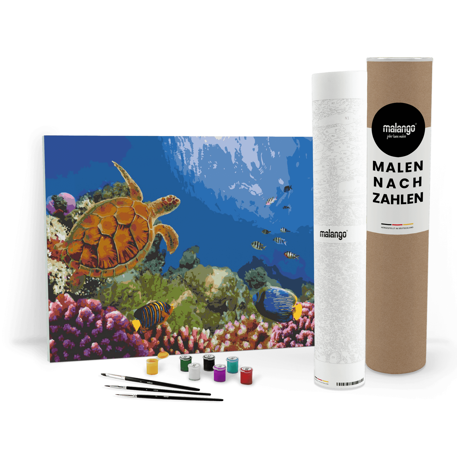 Malen nach Zahlen - Meer unter Wasser