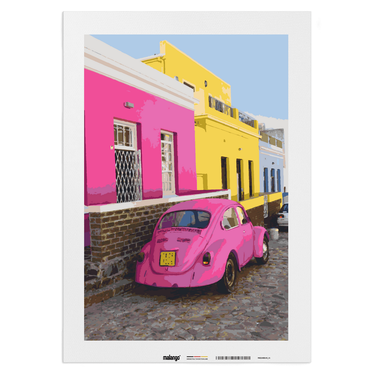 Malen nach Zahlen - Käfer pink