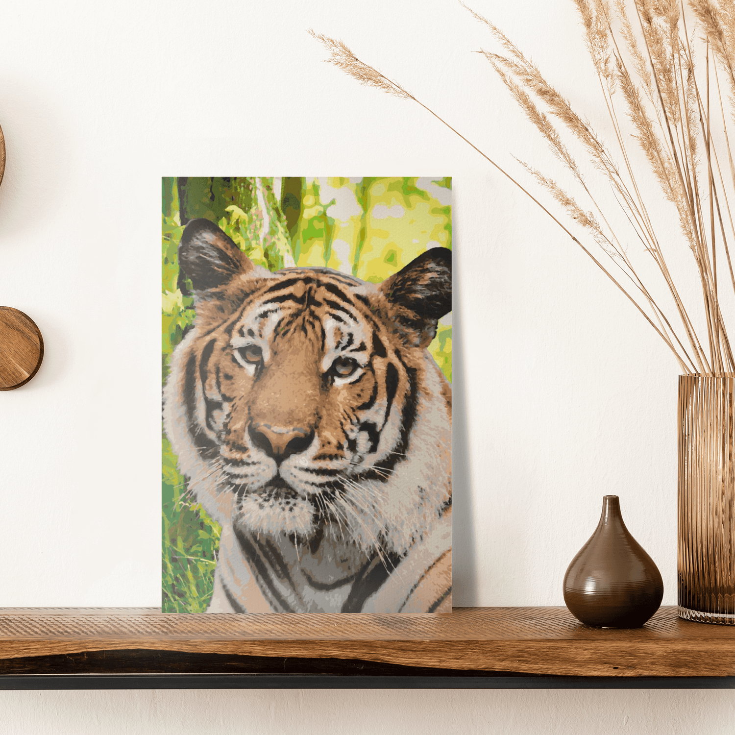 Malen nach Zahlen - Tiger im Dschungel