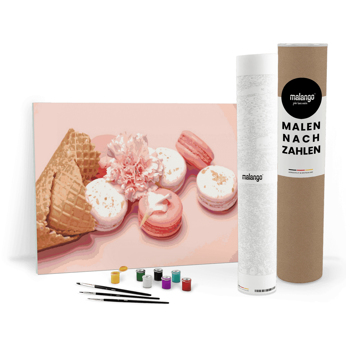 Malen nach Zahlen - Macaron Dessert