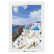 Malen nach Zahlen - Meer und Berge auf Santorini