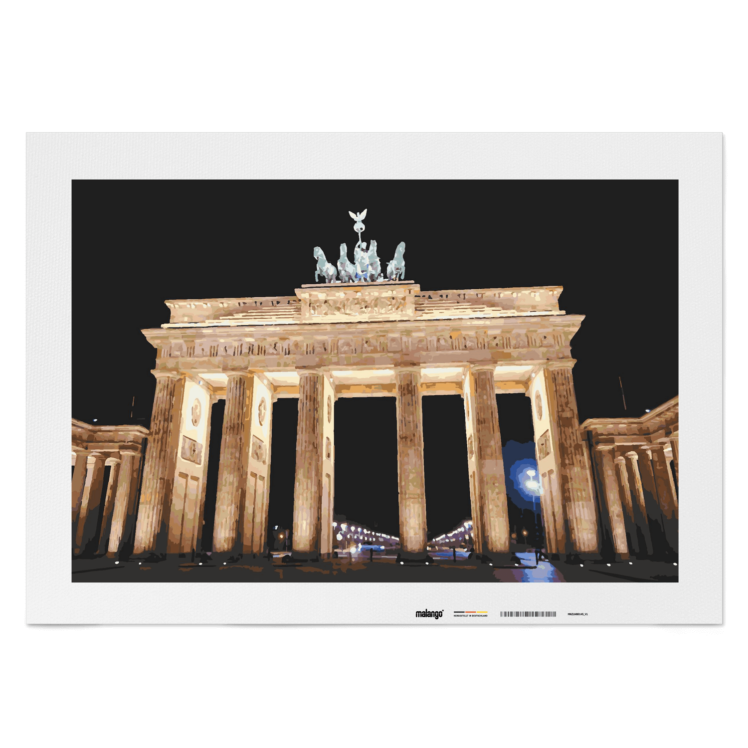 Malen nach Zahlen - Brandenburger Tor