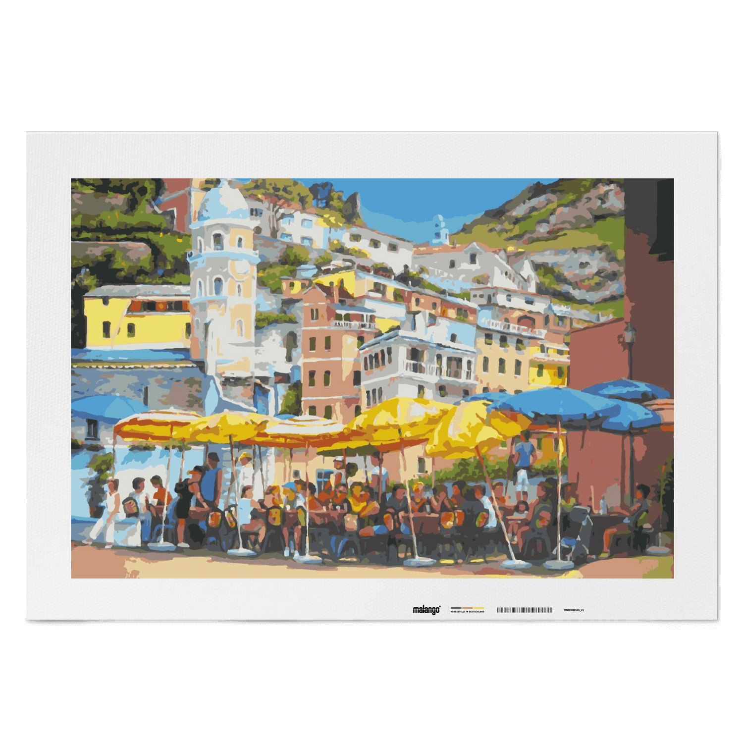 Malen nach Zahlen - Cafe in Vernazza