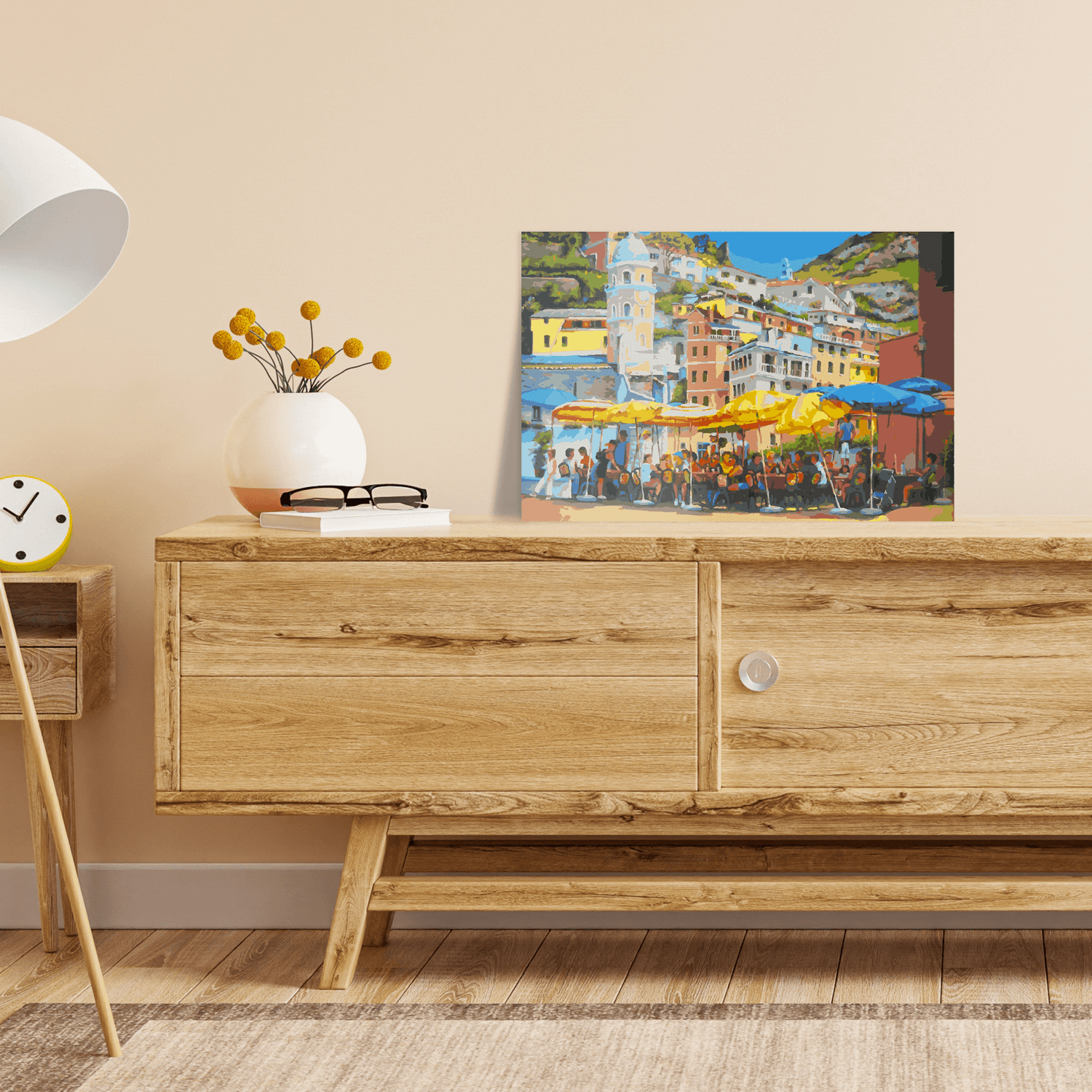 Malen nach Zahlen - Cafe in Vernazza