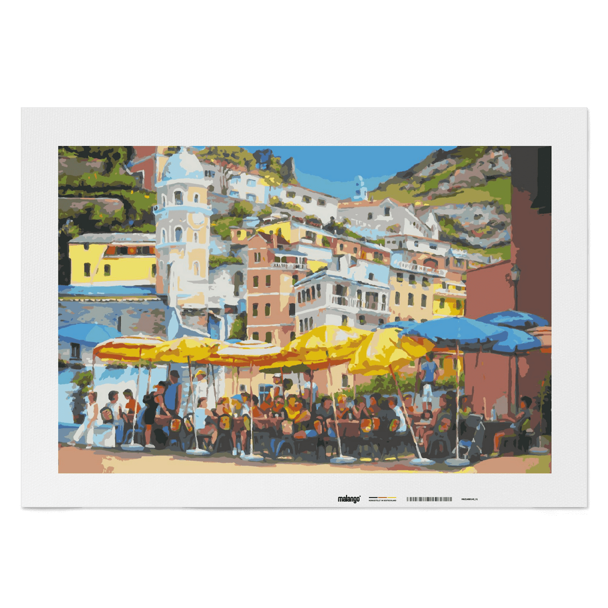 Malen nach Zahlen - Cafe in Vernazza