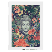 Malen nach Zahlen - Buddha unter Blumen
