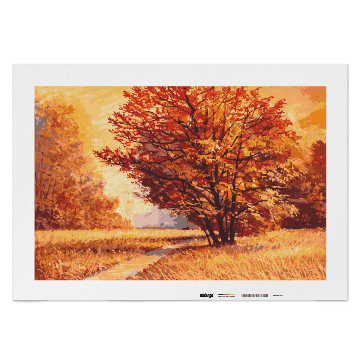 Malen nach Zahlen - Landschaft "Weg im Herbst"