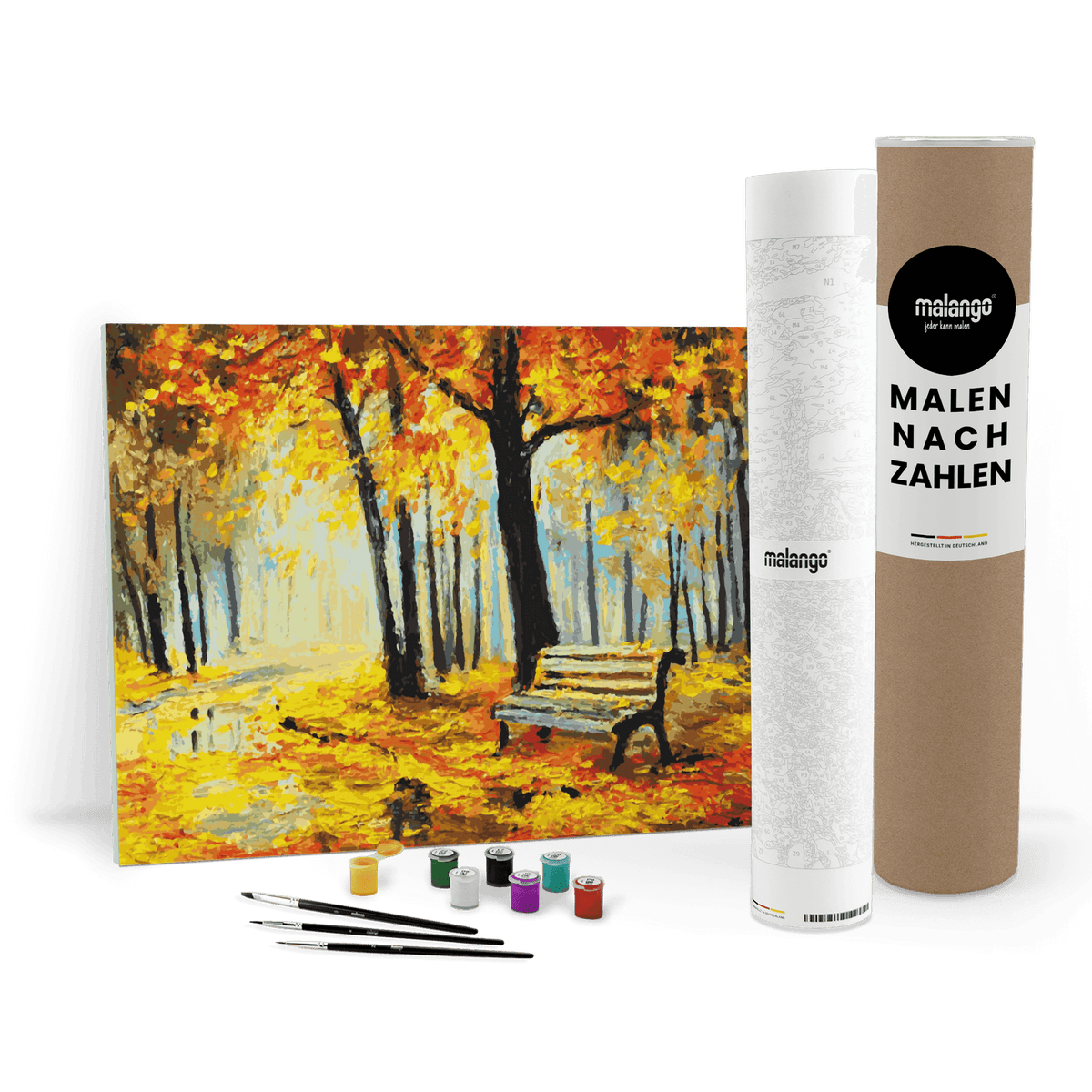 Malen nach Zahlen - Landschaft "Herbst im Park"
