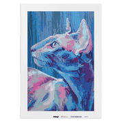 Malen nach Zahlen - Katze blaue Sphynx