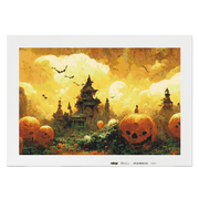 Malen nach Zahlen - Halloween Stadt