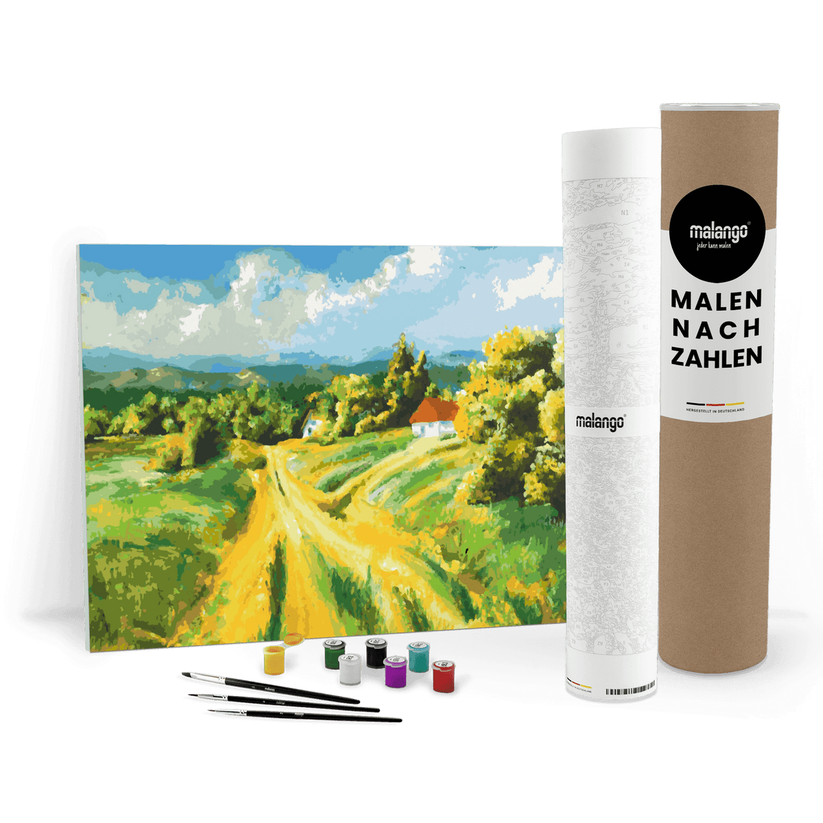 Malen nach Zahlen - Landschaft im Sommer