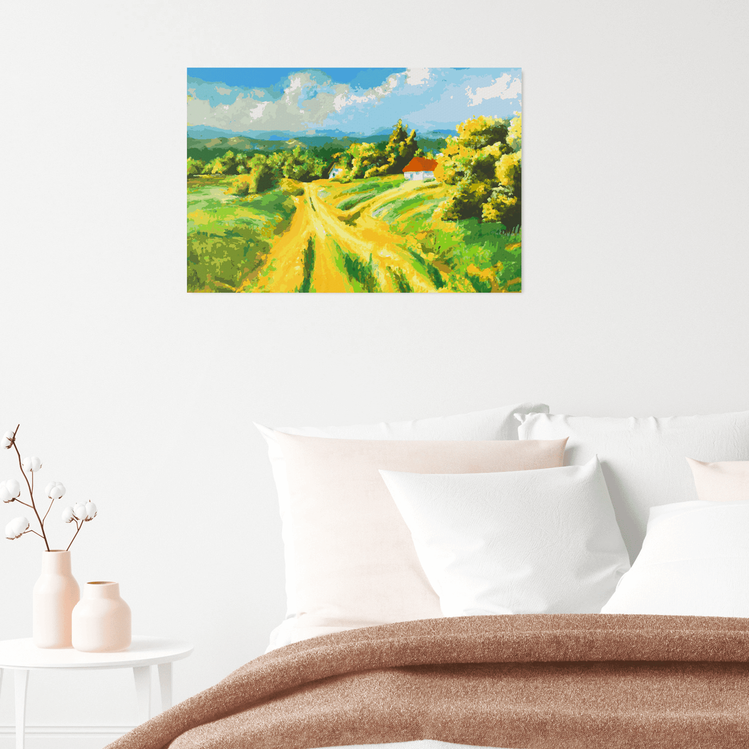 Malen nach Zahlen - Landschaft im Sommer