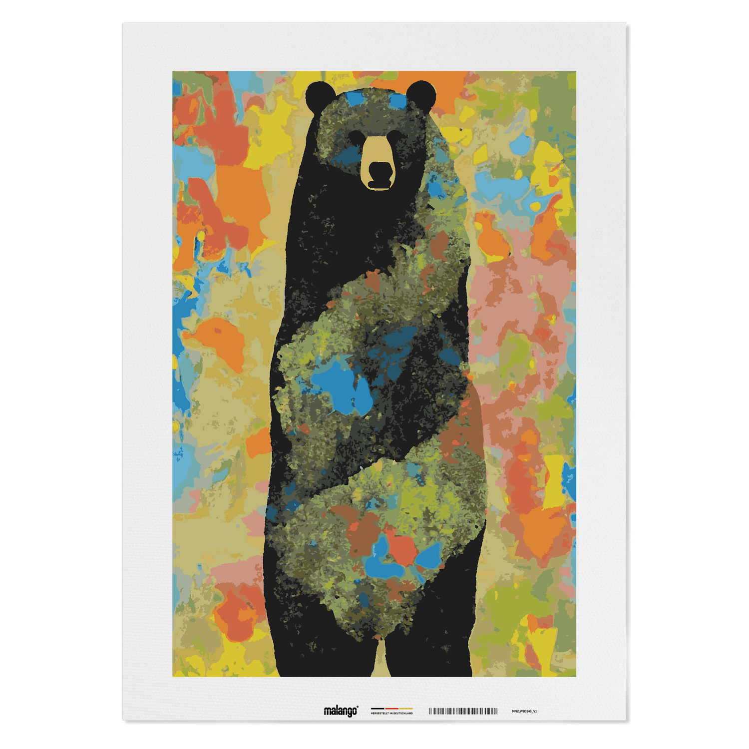 Malen nach Zahlen - Bär Balduin