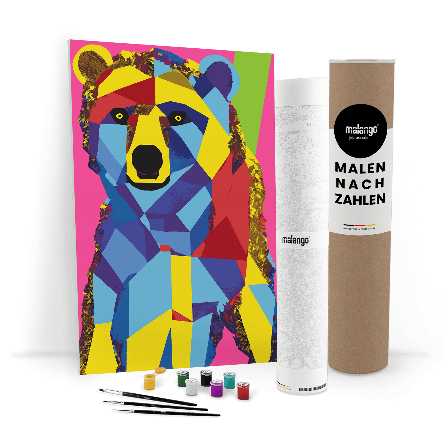 Malen nach Zahlen - Bär Bärbel