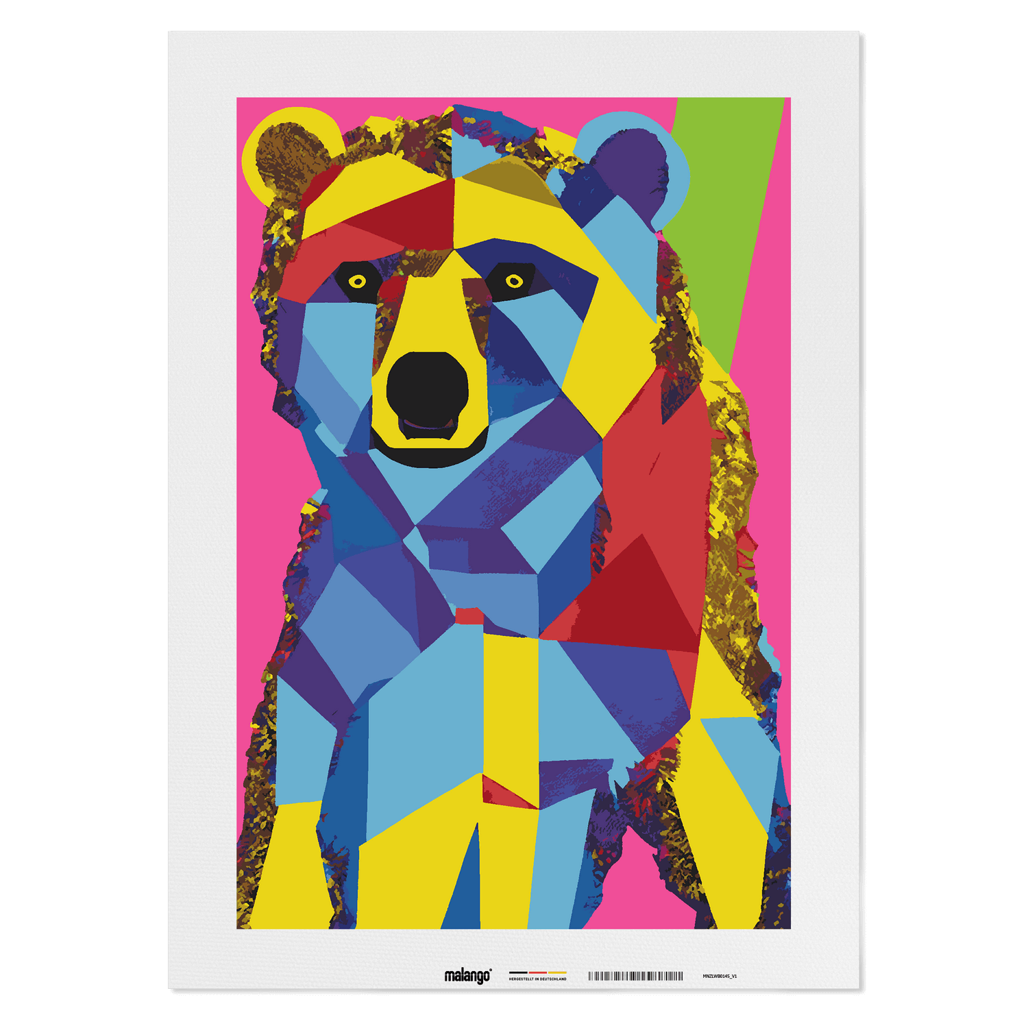 Malen nach Zahlen - Bär Bärbel