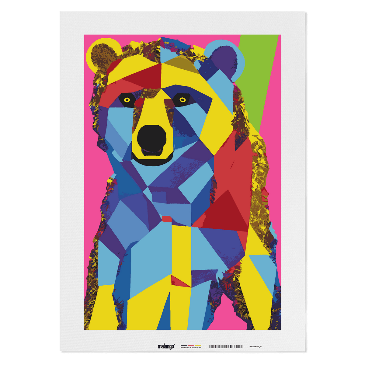 Malen nach Zahlen - Bär Bärbel