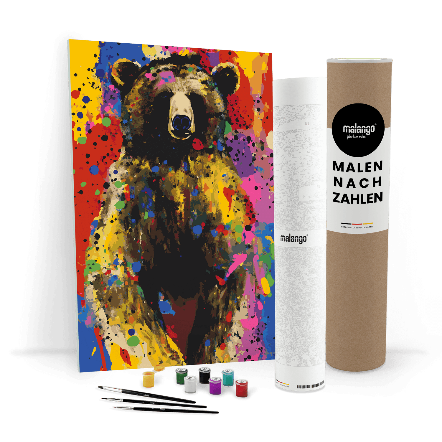 Malen nach Zahlen - Bär Beate