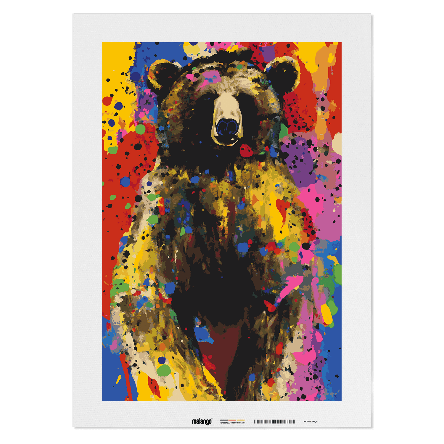 Malen nach Zahlen - Bär Beate