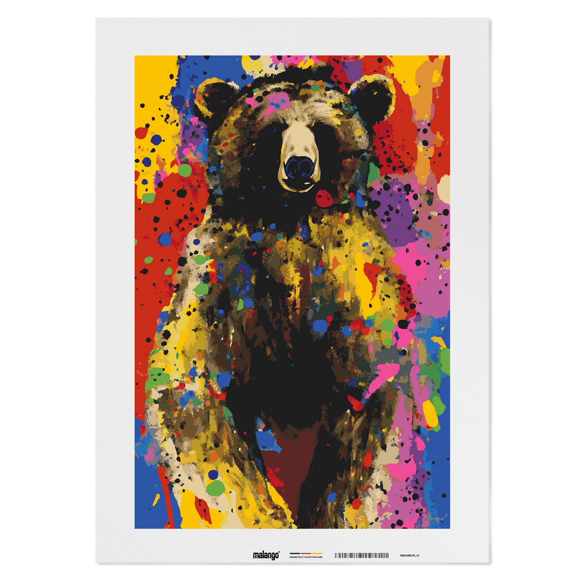 Malen nach Zahlen - Bär Beate