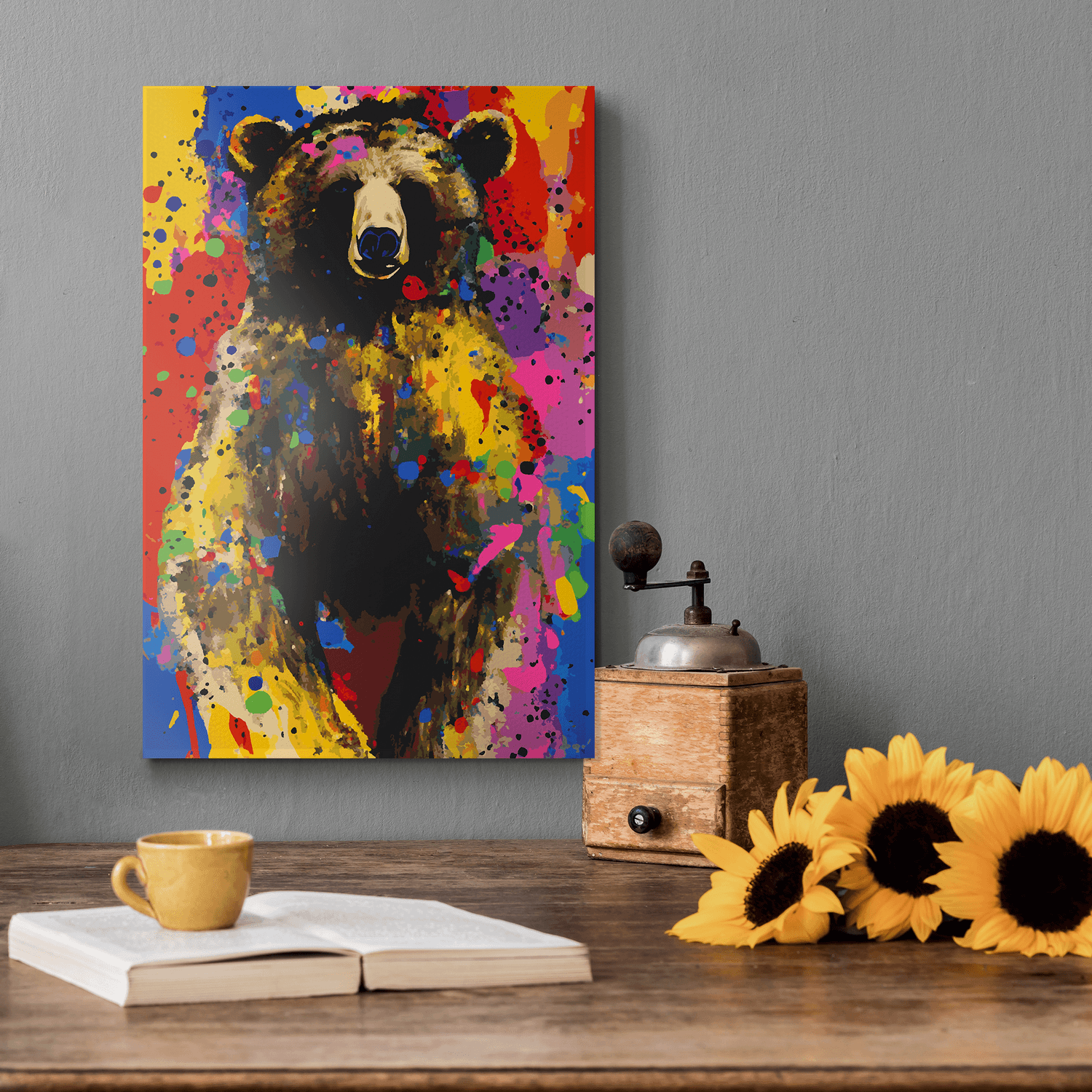 Malen nach Zahlen - Bär Beate