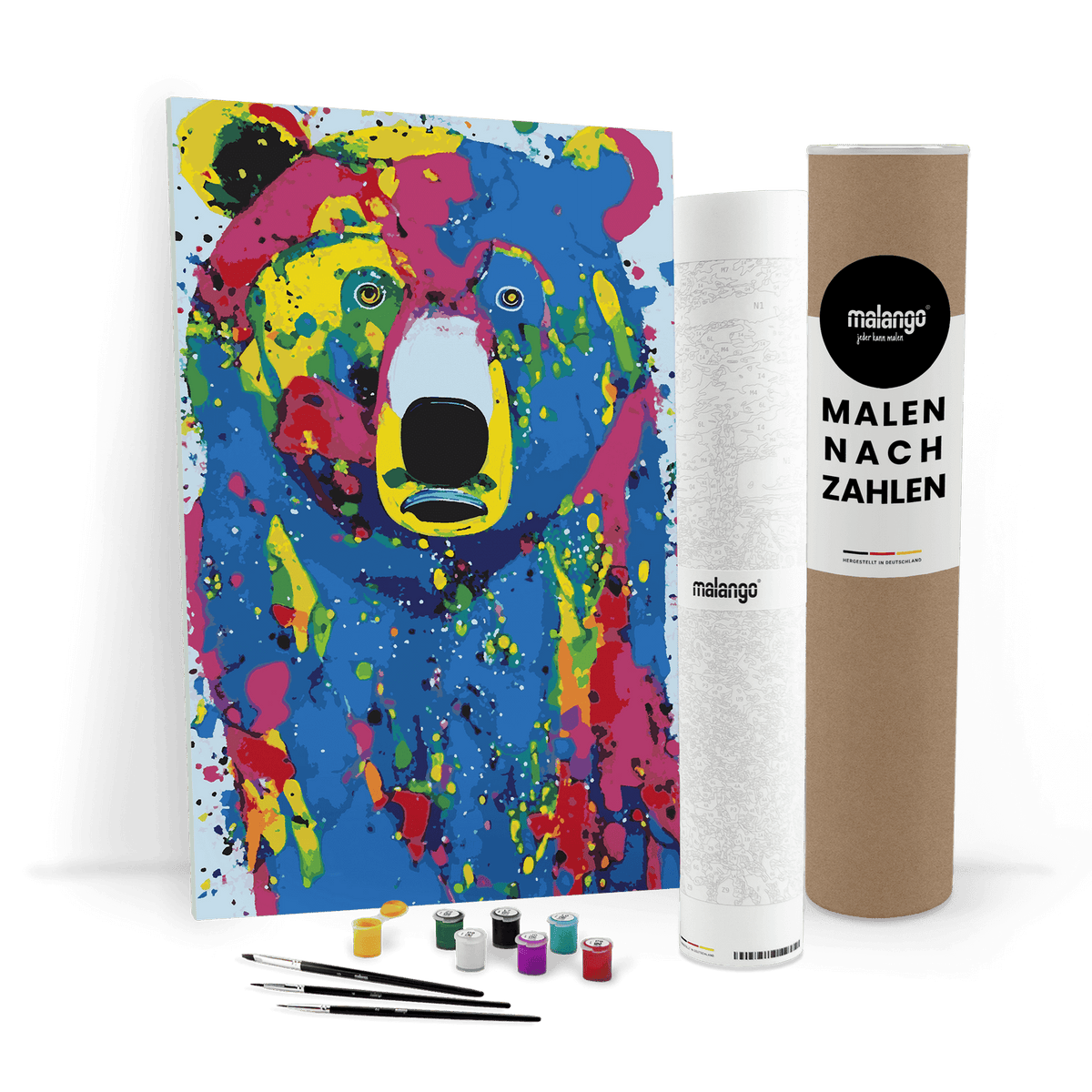 Malen nach Zahlen - Bär Bernd