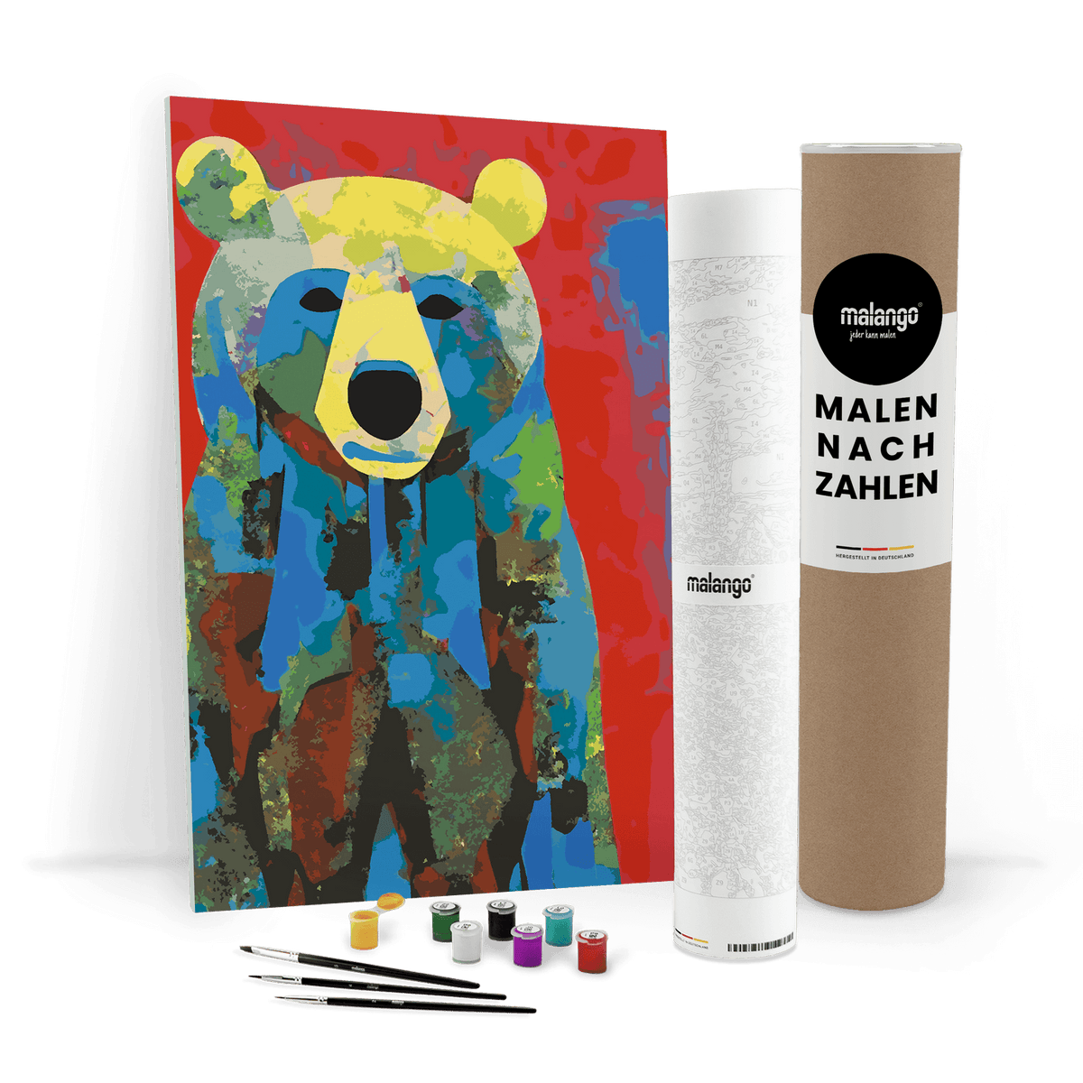 Malen nach Zahlen - Bär Bodo