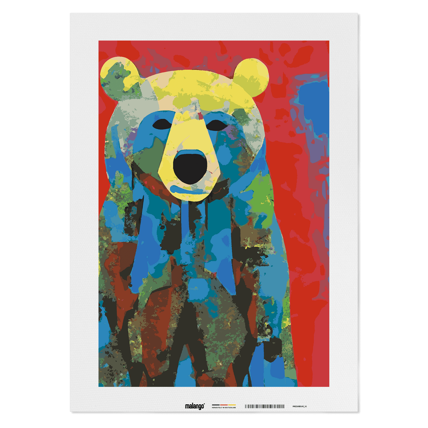Malen nach Zahlen - Bär Bodo
