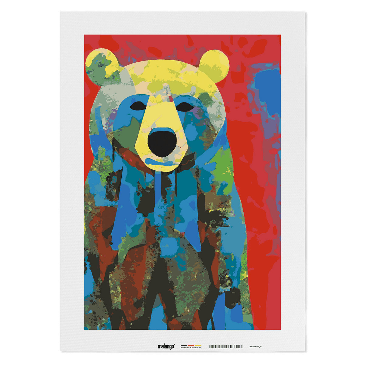 Malen nach Zahlen - Bär Bodo