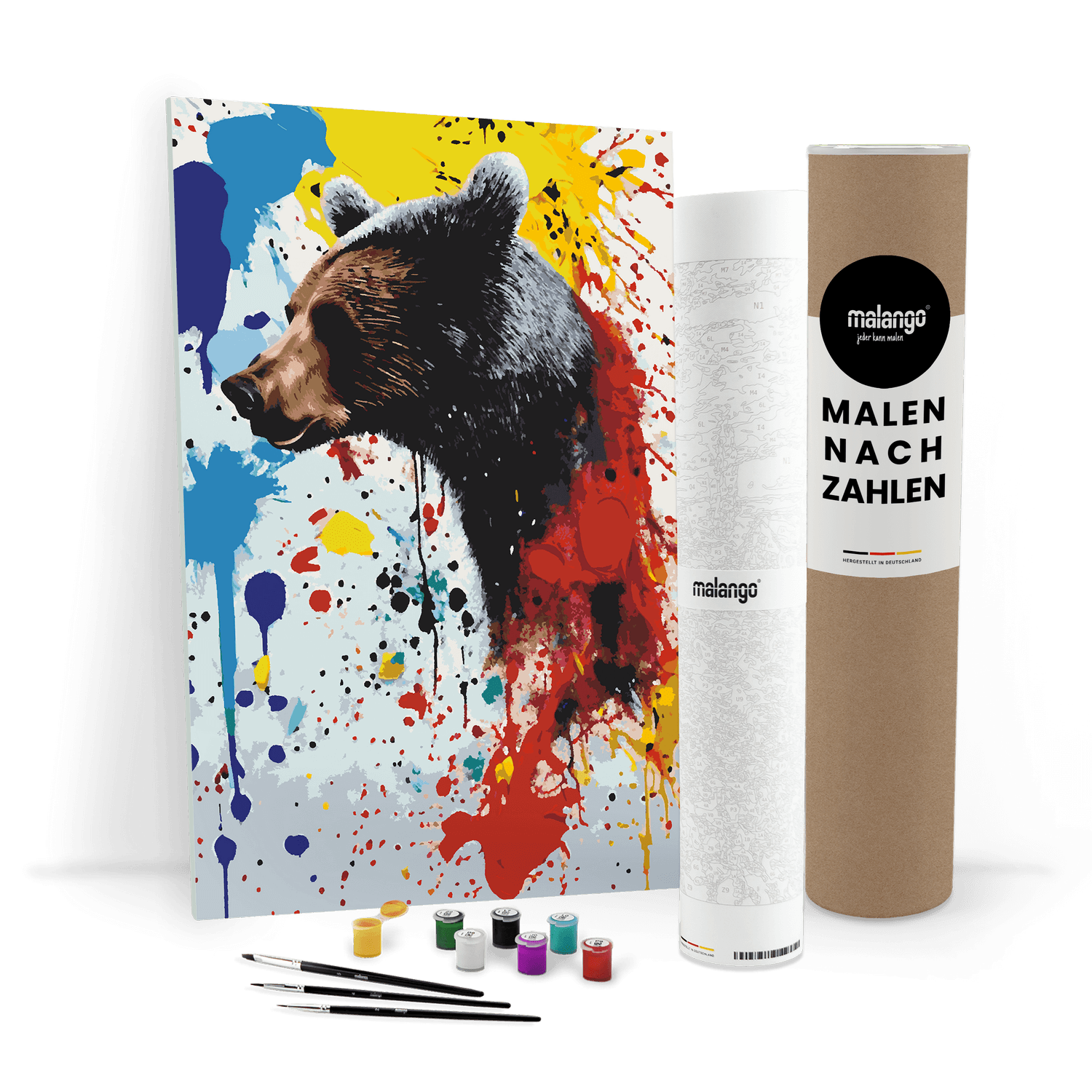 Malen nach Zahlen - Bär Branko